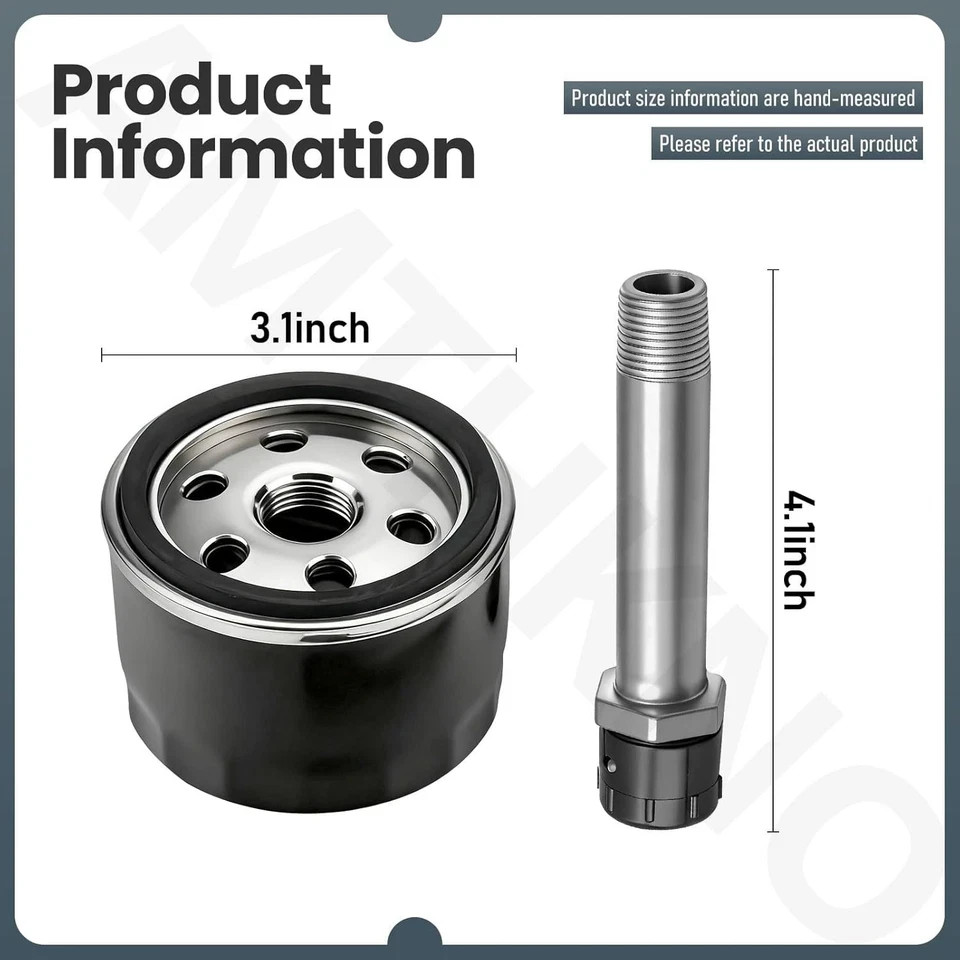 MIU13767B Easy Change Oil Filter Conversion Kit for John Deere E120 E180