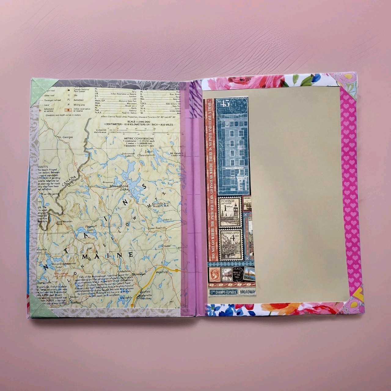 Bespoken Naked Junk Journal 32 Pages OOAK A Month of Your Life Creation