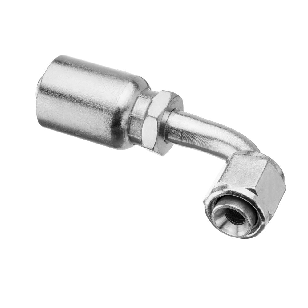 NEW 10x 13943 6-6 PK STYLE HYDRAULIC HOSE FITTINGS 3/8″ Hose 3/8″ FJIC 90 Degree