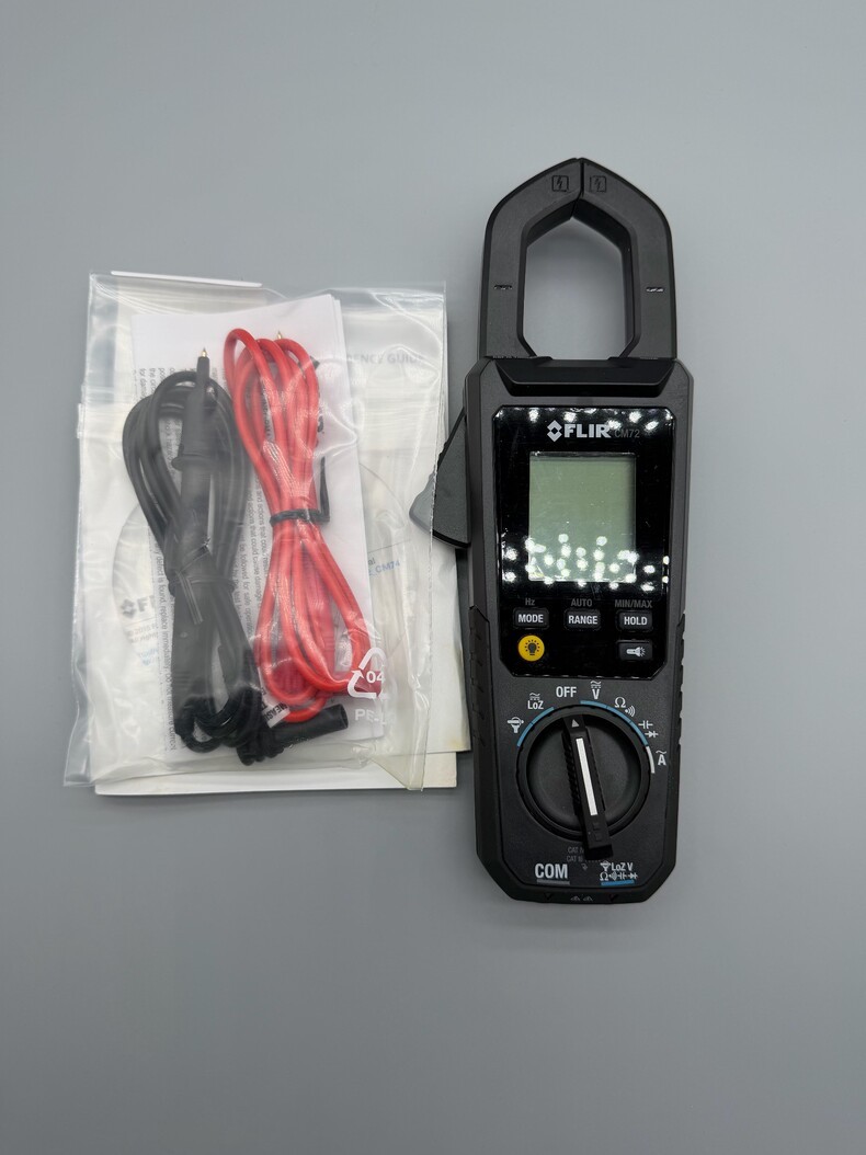 1PC FLIR CM72 True RMS Clamp Meter 600A AC CAT III 1000V #W