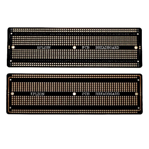 6.8×2.05 Solderable Prototype PCB Board Kit 3pcs Breadboard Elect Color: Black