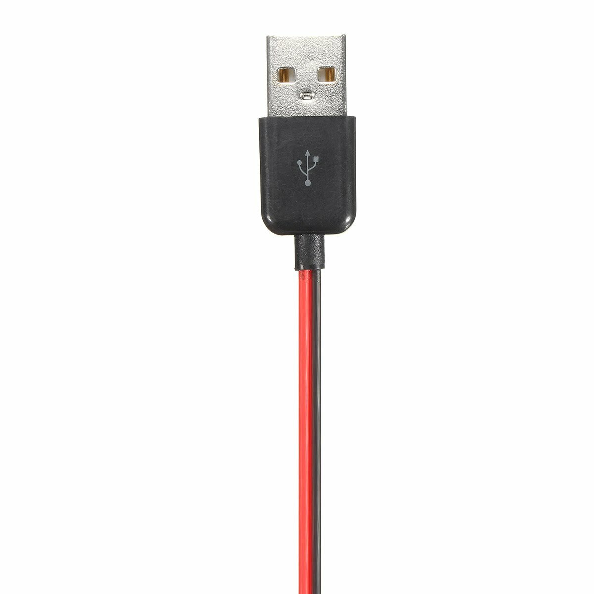 60CM Alligator Test Clips Clamp to USB Male Connector Power Adapter Cable