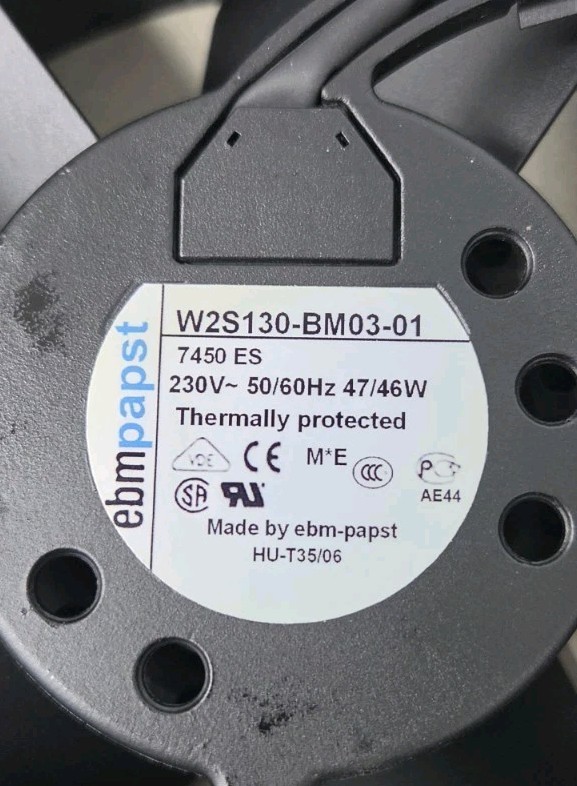 New EBM Papst 230V 50/60Hz 47/46W Fan W2S130-BM03-01
