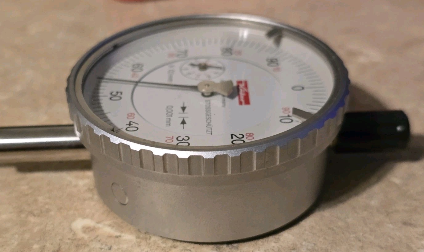 Käfer FM1101 Precision Dial Indicator Gauge 0.001mm 1mm Shockproof Germany
