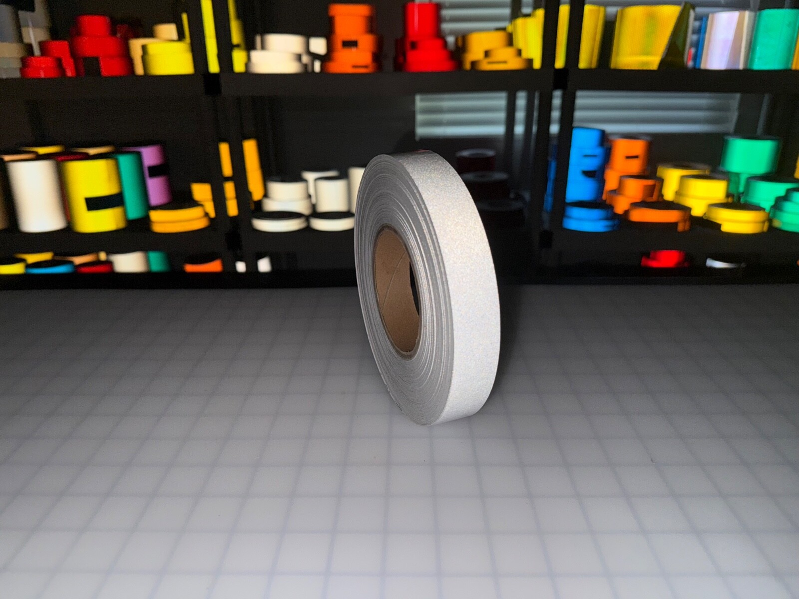 1″ White Reflective Tape 3M 680 Type 1 Engineer Grade Reflects White Scotchlite