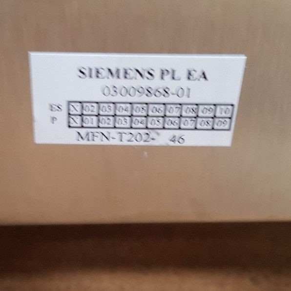 SIEMENS PL EA 03009868-01 MFN-T202-46 (R3S6.2)