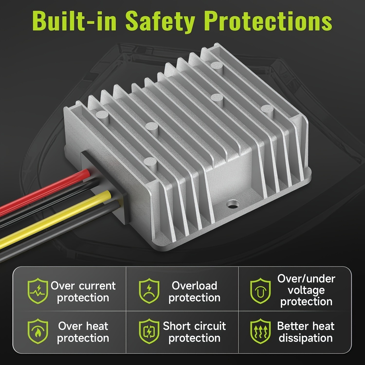 18V to 12V Voltage Regulator Adapter Compatible with Ryobi 18V Battery DIY Home