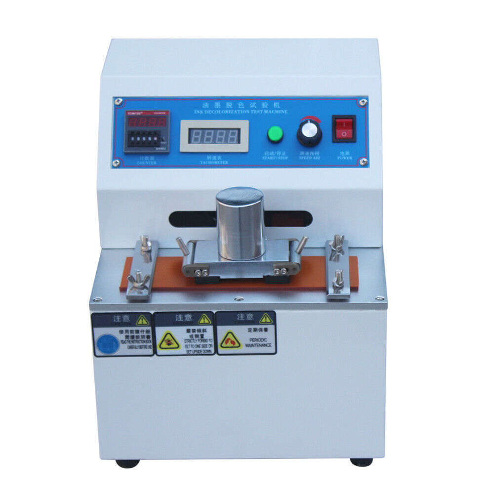 Printing Ink Decolorization Tester Paint Abraser Friction Test Machine