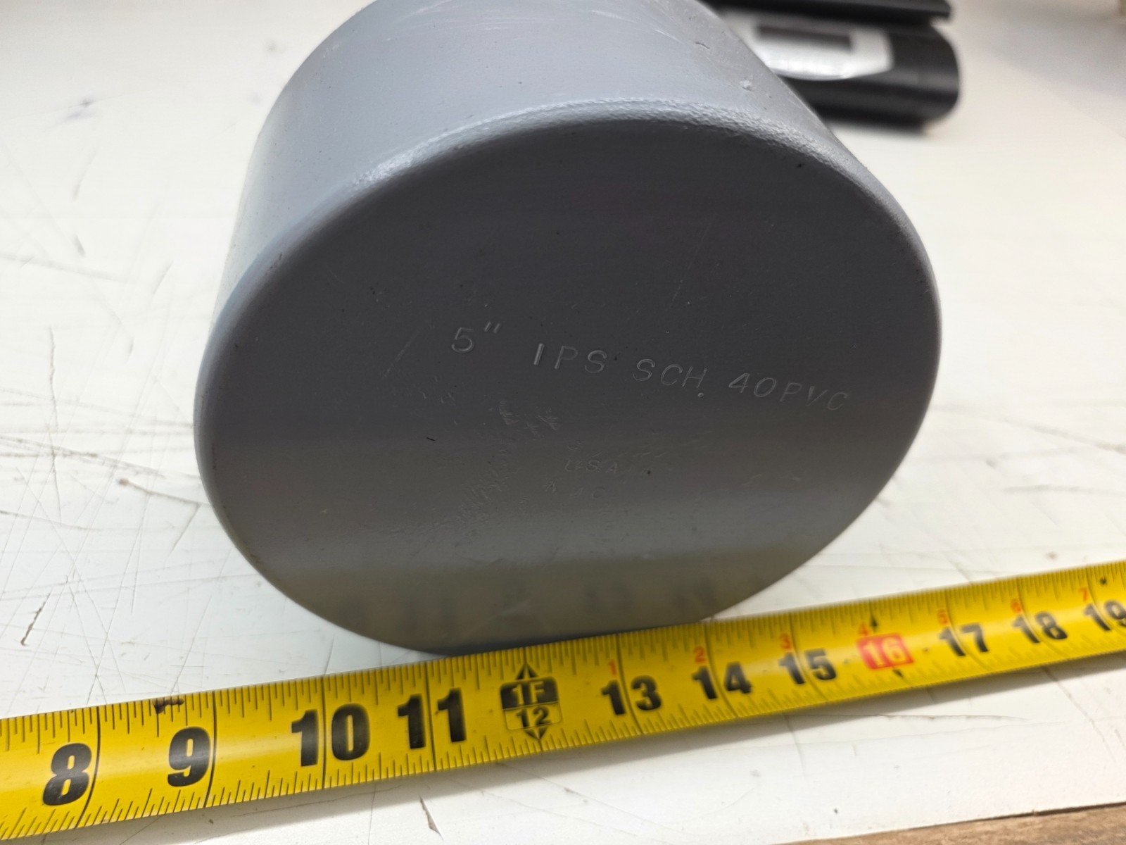 Unbranded PVCCAP5 5″ IPS Schedule 40 Grey PVC Conduit End Cap Brand New