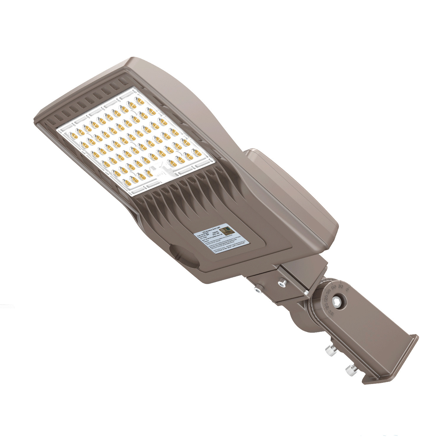 480V LED Parking Lot Bulb 150W Pole Mounted Shoebox Fixture Street Area Lights