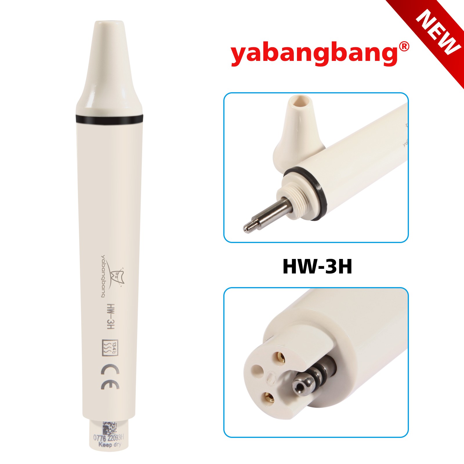 Dental Ultrasonic Piezo Scaler Handpiece / LED Fit EMS/WOODPECKER
