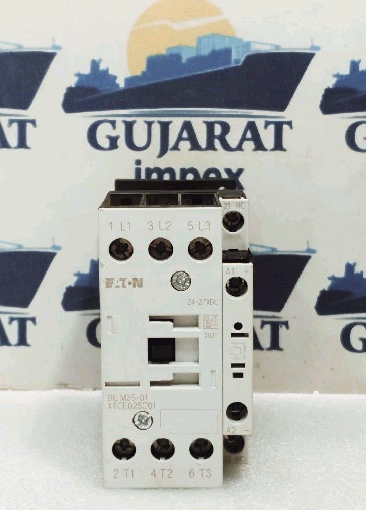 Eaton DILM25-01 XTCE025C01 Contactor 24-27VDC 40A NO BOX AVAILABLE MADE ROMANIA