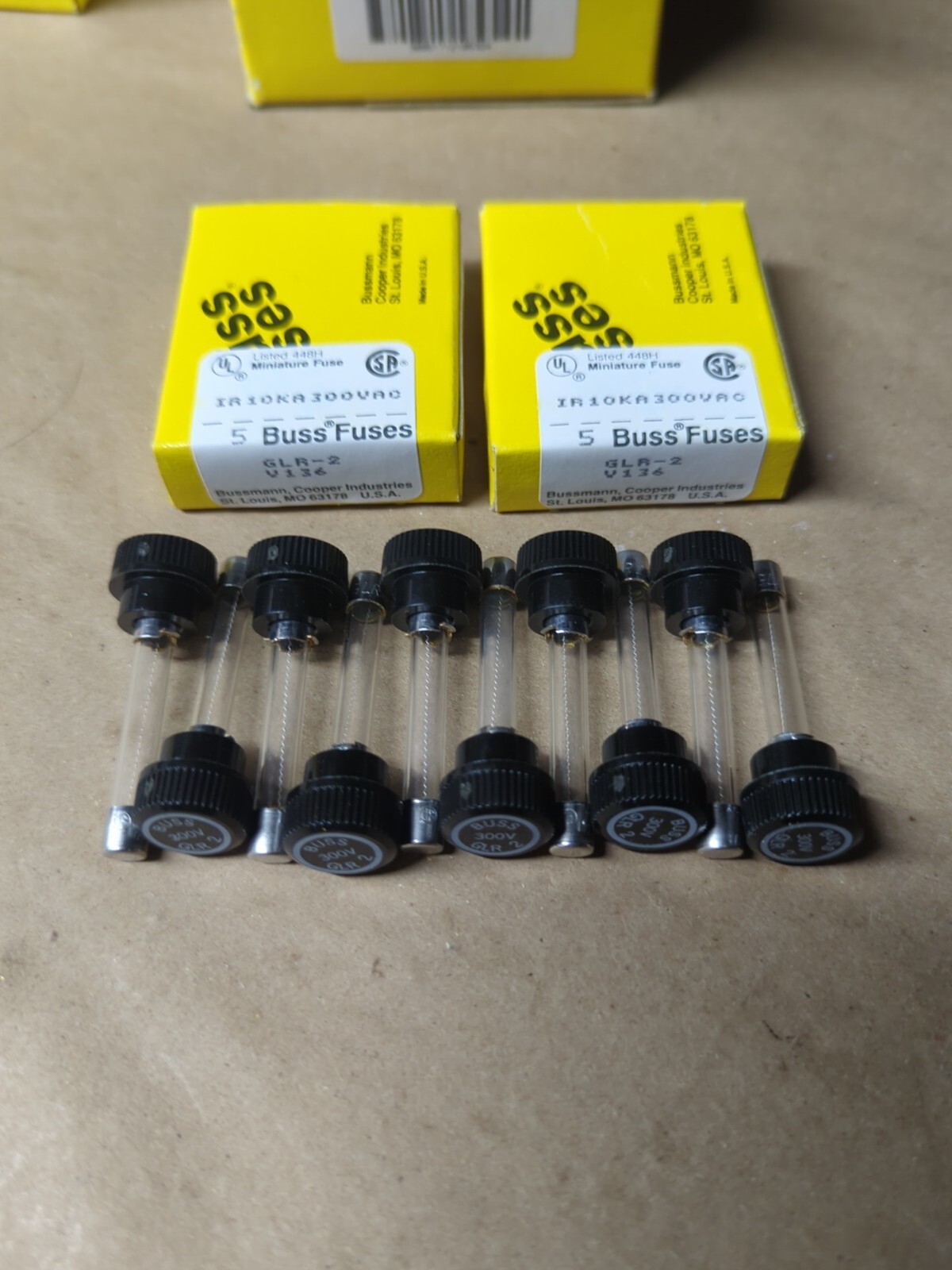 10- Bussmann GLR-2 Buss Fuses 300V