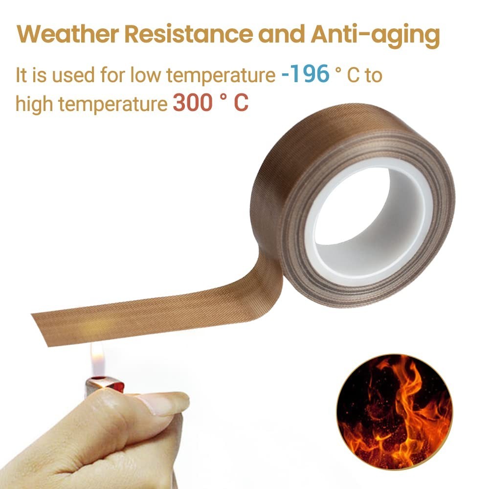 6-Inch x 33 Feet High-Temp Teflon Tape – Abrasion Resistant & Waterproof
