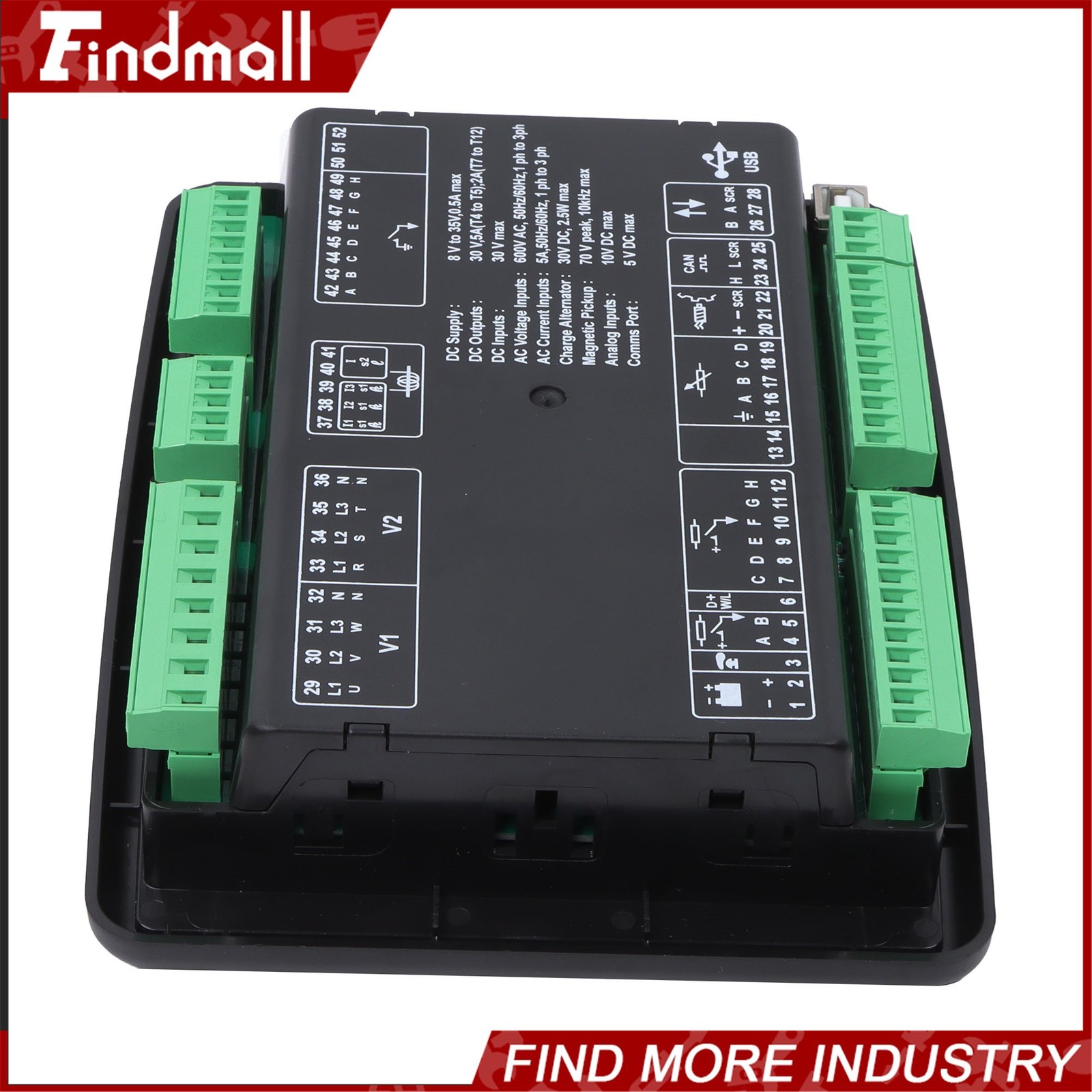 Findmall DSE6120MKIII Voltage Regulator Control Module Generator Controller