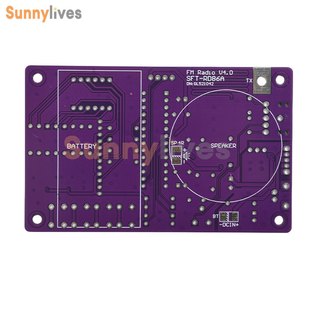 Digital Tube FM Radio Electronic Kit DIY Soldering Practice Kit 87.5MHz~108MHz
