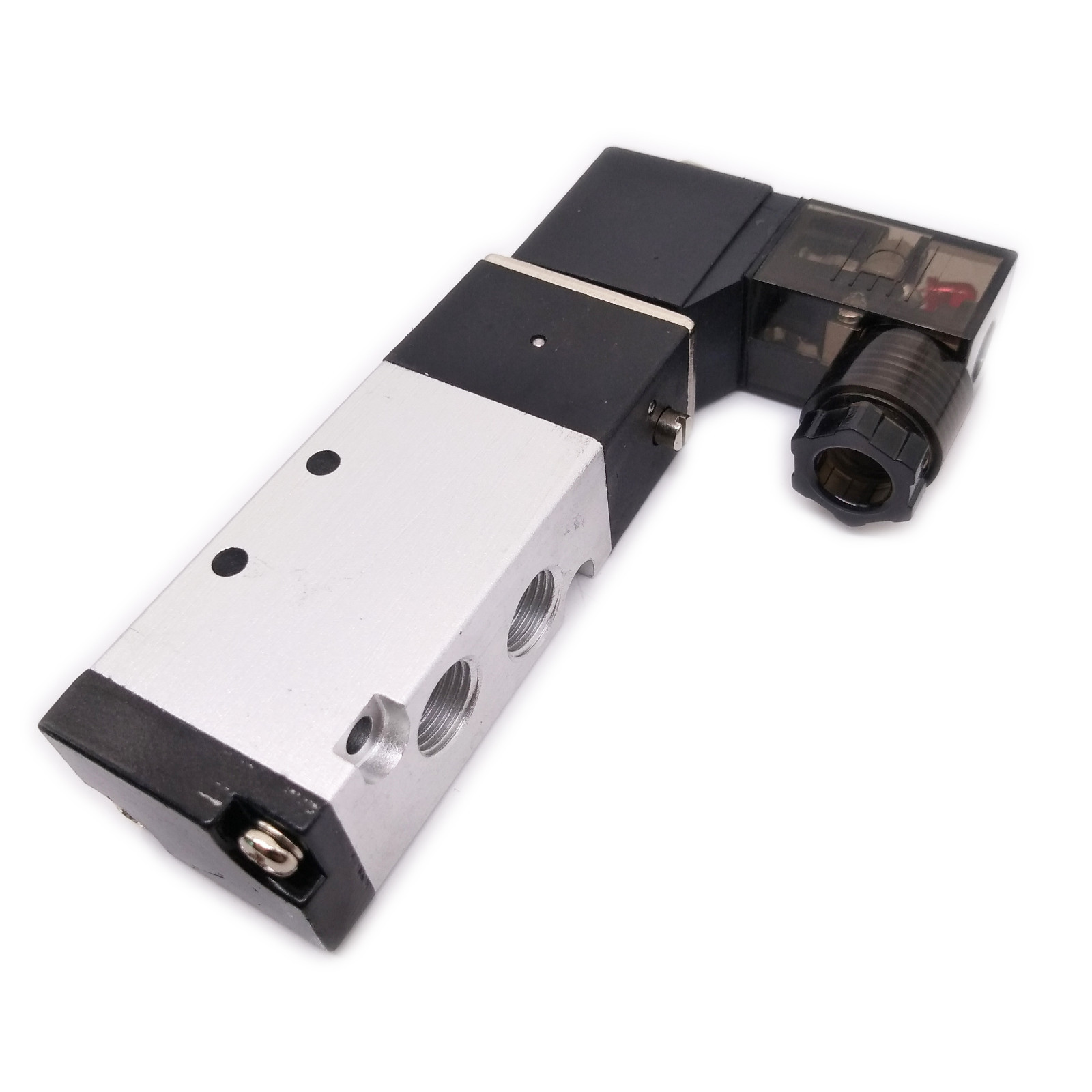 US Stock 4V110-06 AC 110V 5 Way 2 Position 1/8″ Pneumatic Solenoid Valve
