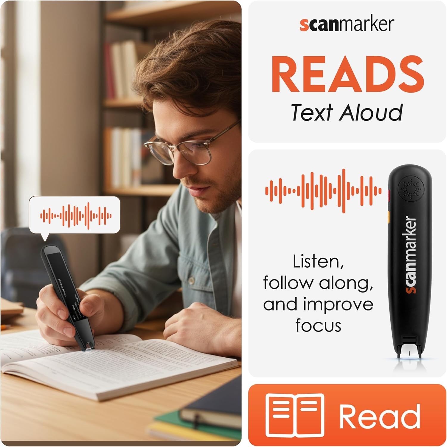 AI Pen with Built-in Screen | OCR Scan Reader & Text to Speech | ChatGPT Pen Kit