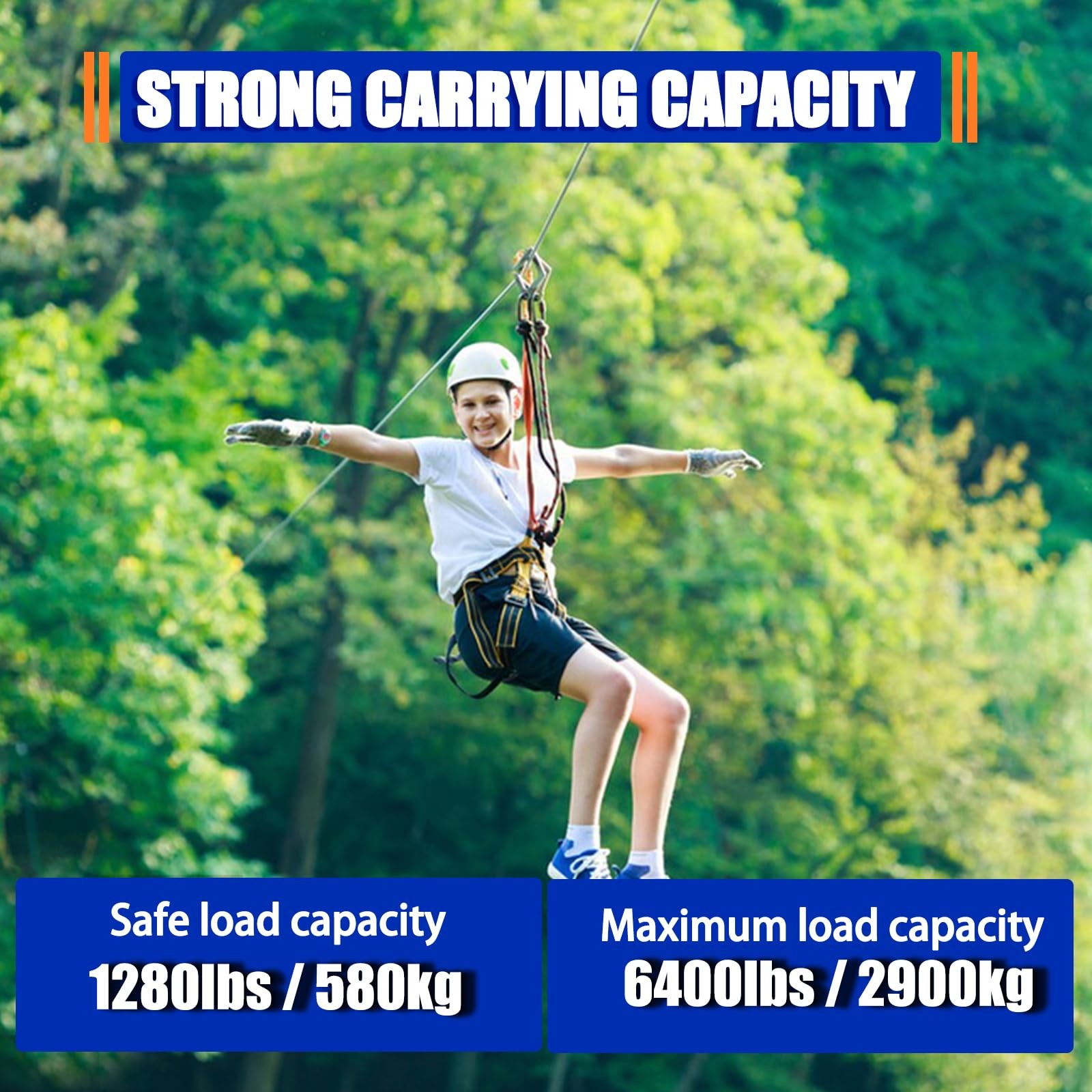 1/4 Stainless Steel Cable, 50ft Wire Rope, 7X19 Strands Aircraft Cable with M…