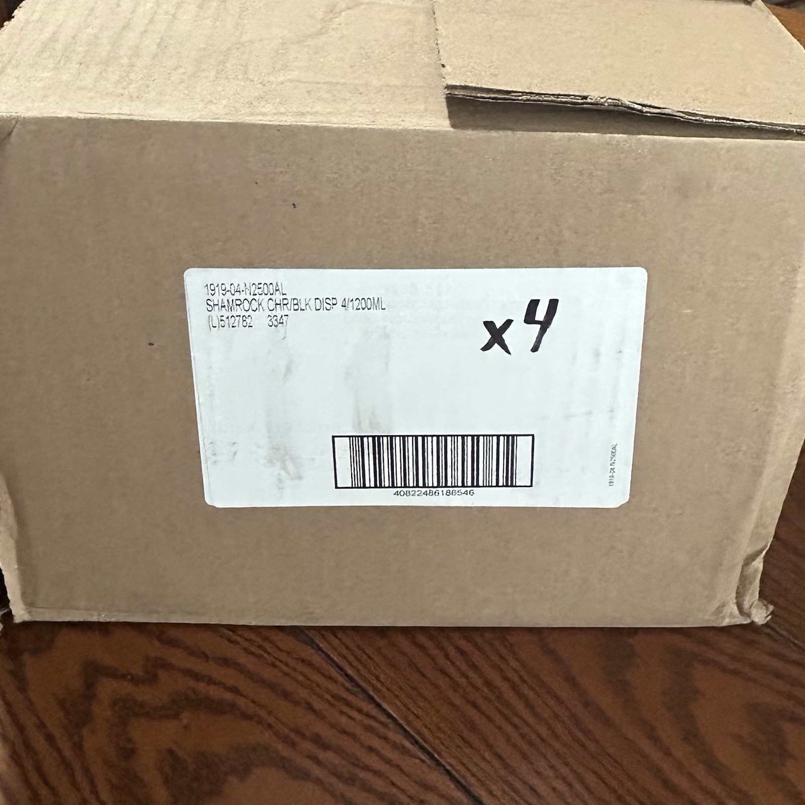 ProPower Automatic Soap Dispenser 1200ml Black And Chrome Box Of 4 NEW Open Box
