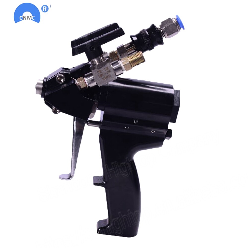 P2 PU Foam spray gun Polyurethane Air Purge SprayGun self cleaning Free UPS Ship