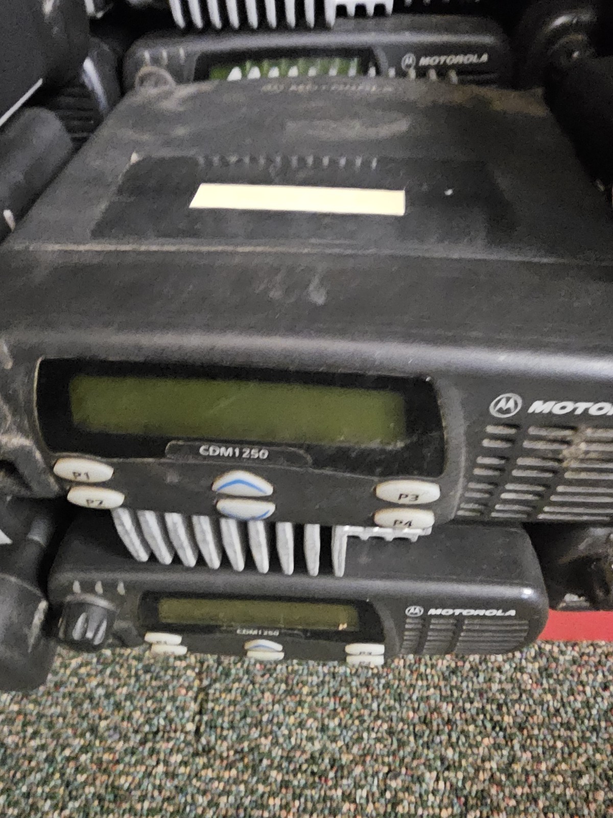 Lot of 100 Motorola CDM1250 136-174 MHz VHF 45W Two Way Radio AAM25KKD9AA2AN