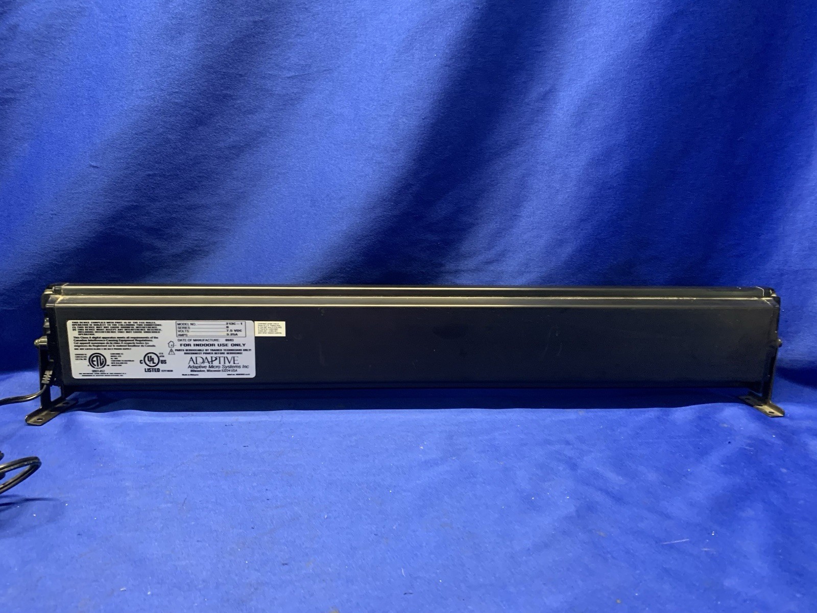 213C-1 Adaptive Micro Systems Display – Power On Tested – Please Read