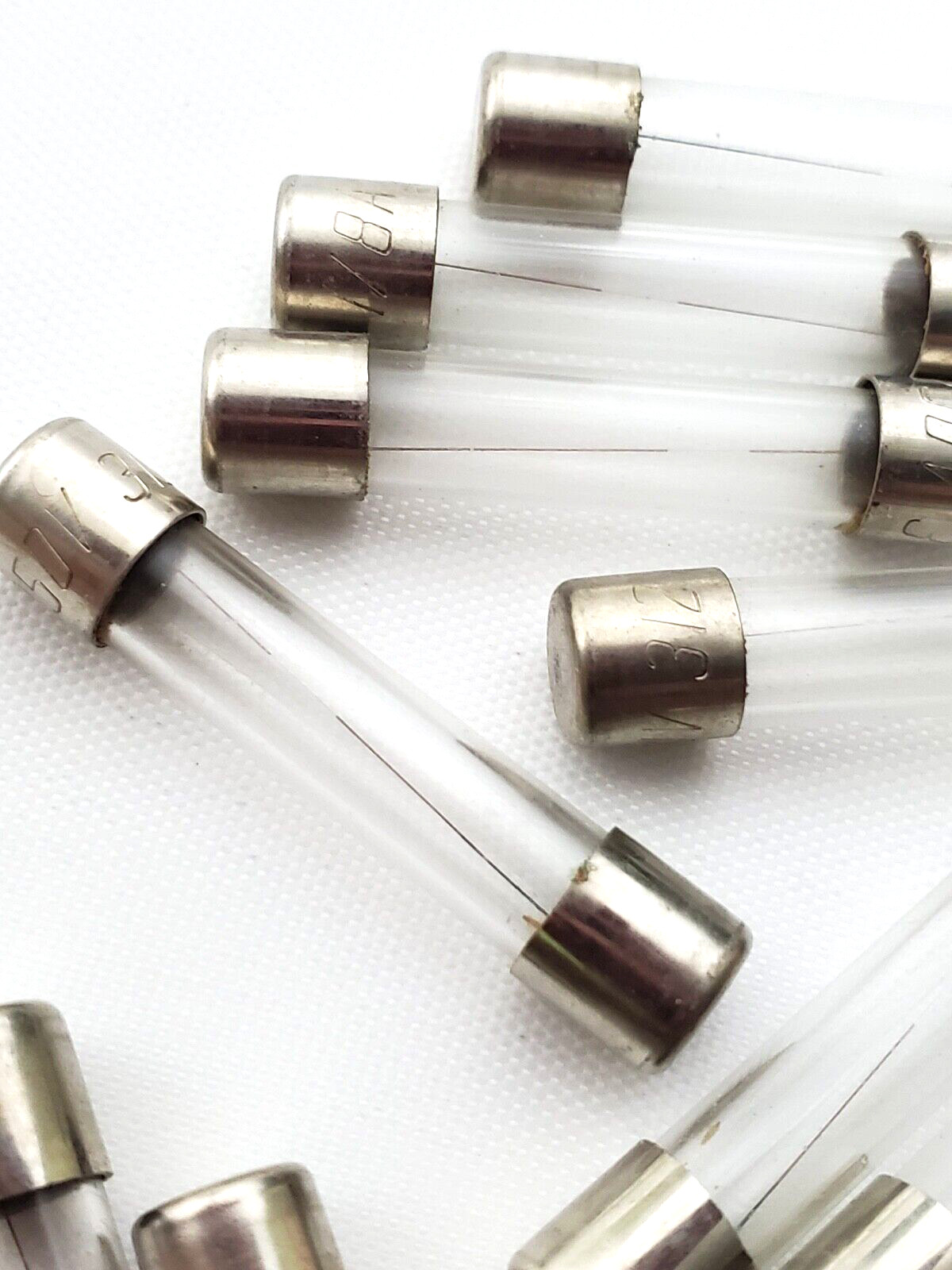 Lot of 10 Littelfuse 3AG 1/8A 250V 1/8th Amp Glass Fuses 1/4 x 1-1/4 Fast Acting