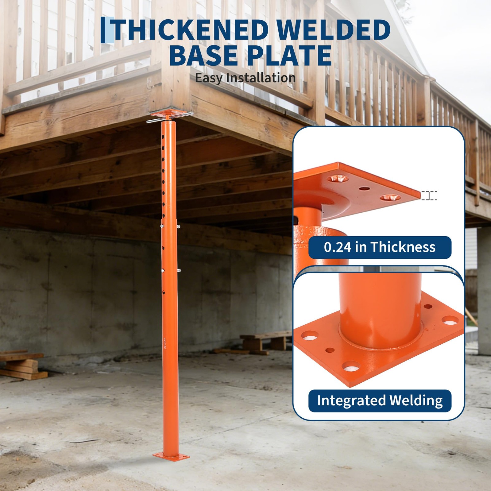 Garvee 53-93″ Jack Post 2 Pack Heavy Duty 18000Lbs Adjustable Basement Leveling