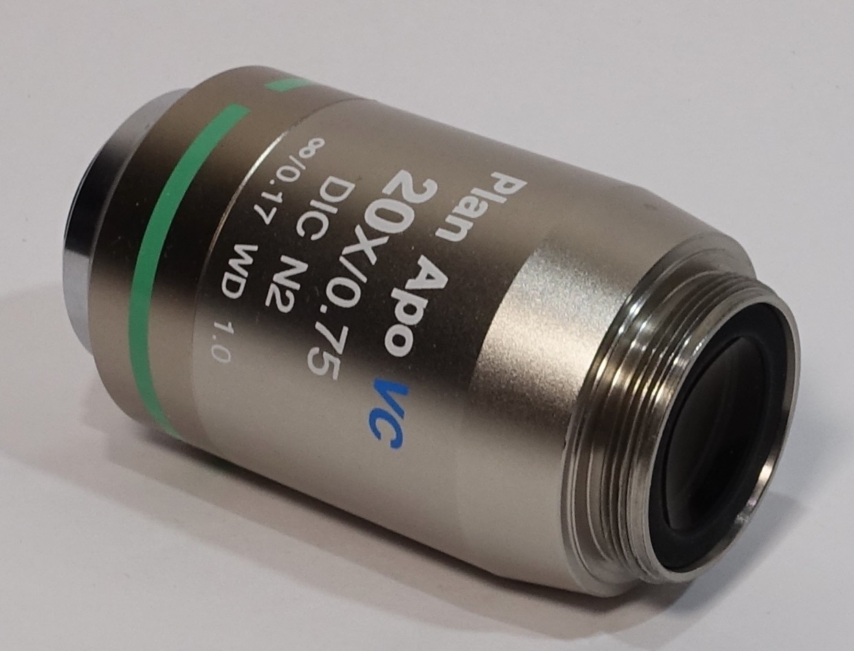 Nikon PLAN APO VC 20X0.75 ∞/0.17 WD 1.0 OFN25 DIC N2 Microscope Objective
