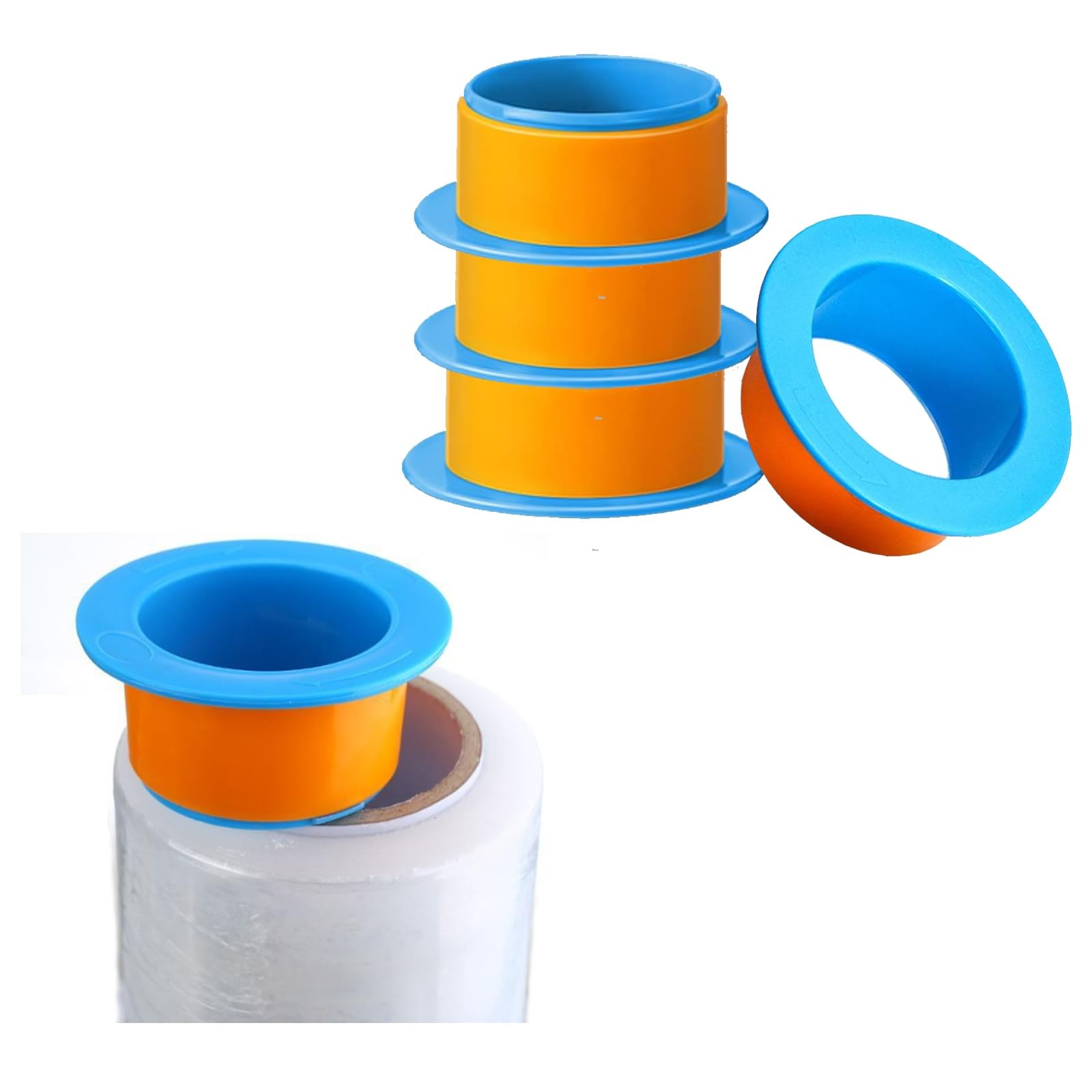 3 Pairs Plastic Stretch Film Hand Saver, Stretch Film Protective Handle Manua…