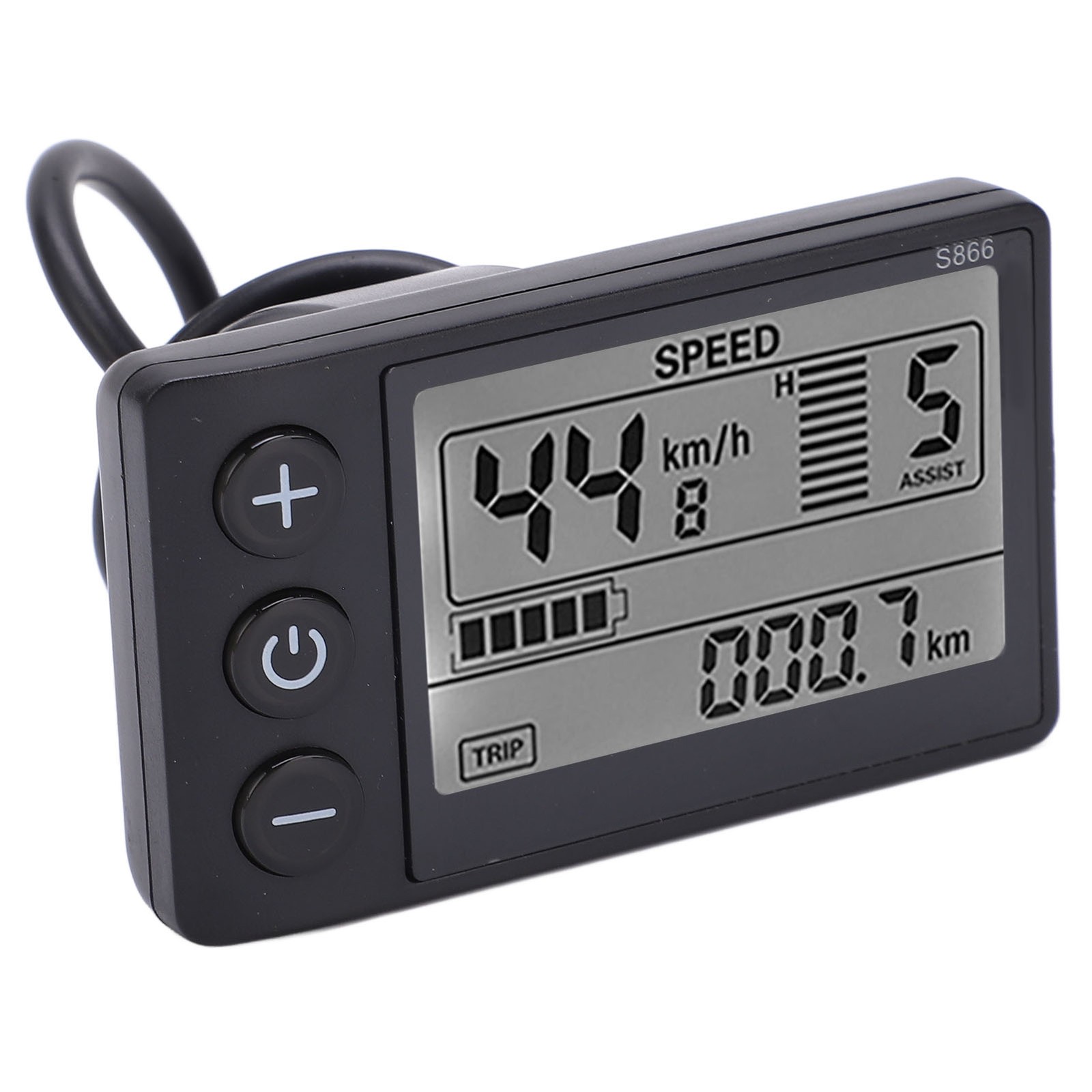 Electric Cycle S866 LCD Display Meter 24V 36V 48V Control Panel With Water XSKK