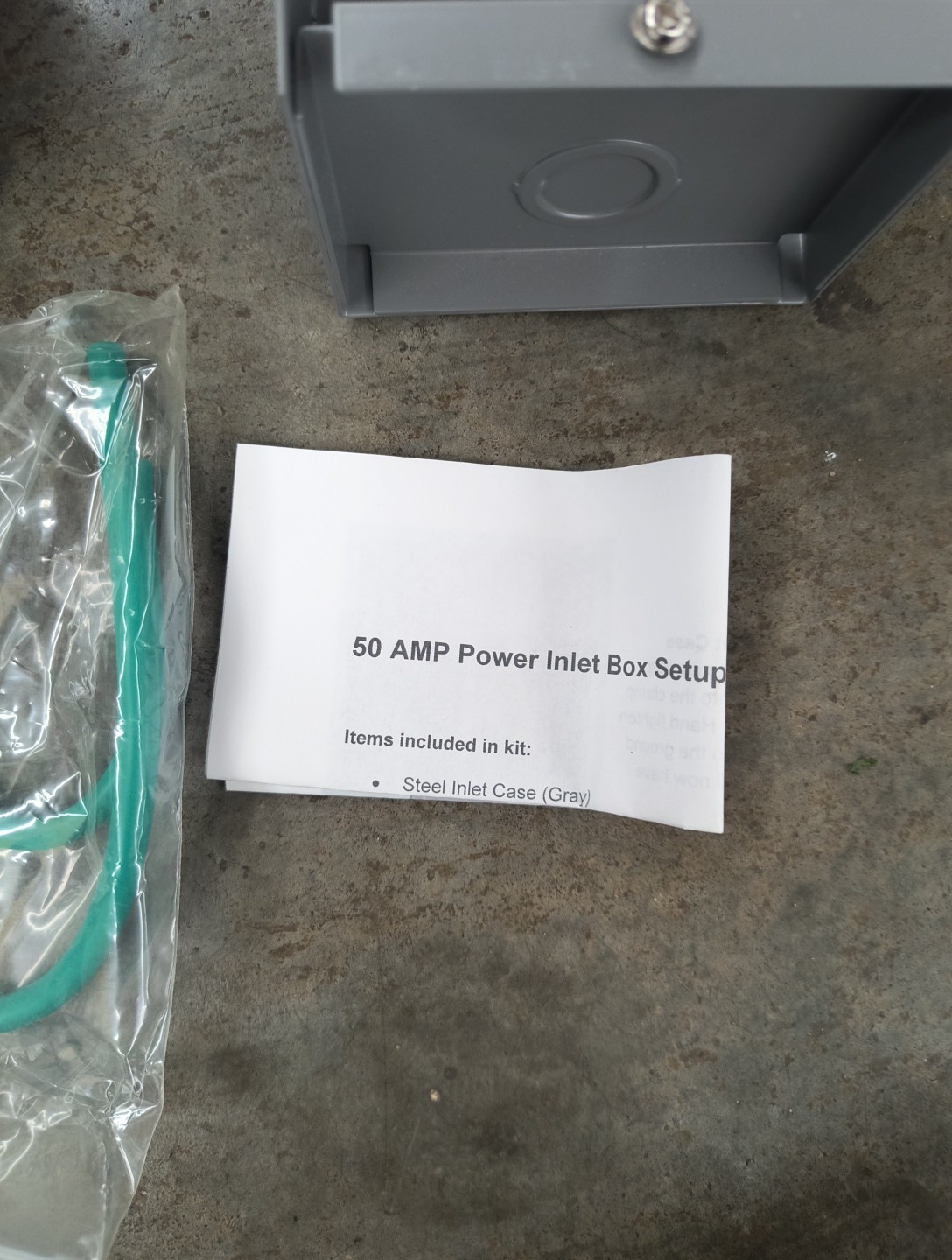 Conntek GIB1450-025 Duo-Rain Seal 50 amp Generator Power Inlet Box