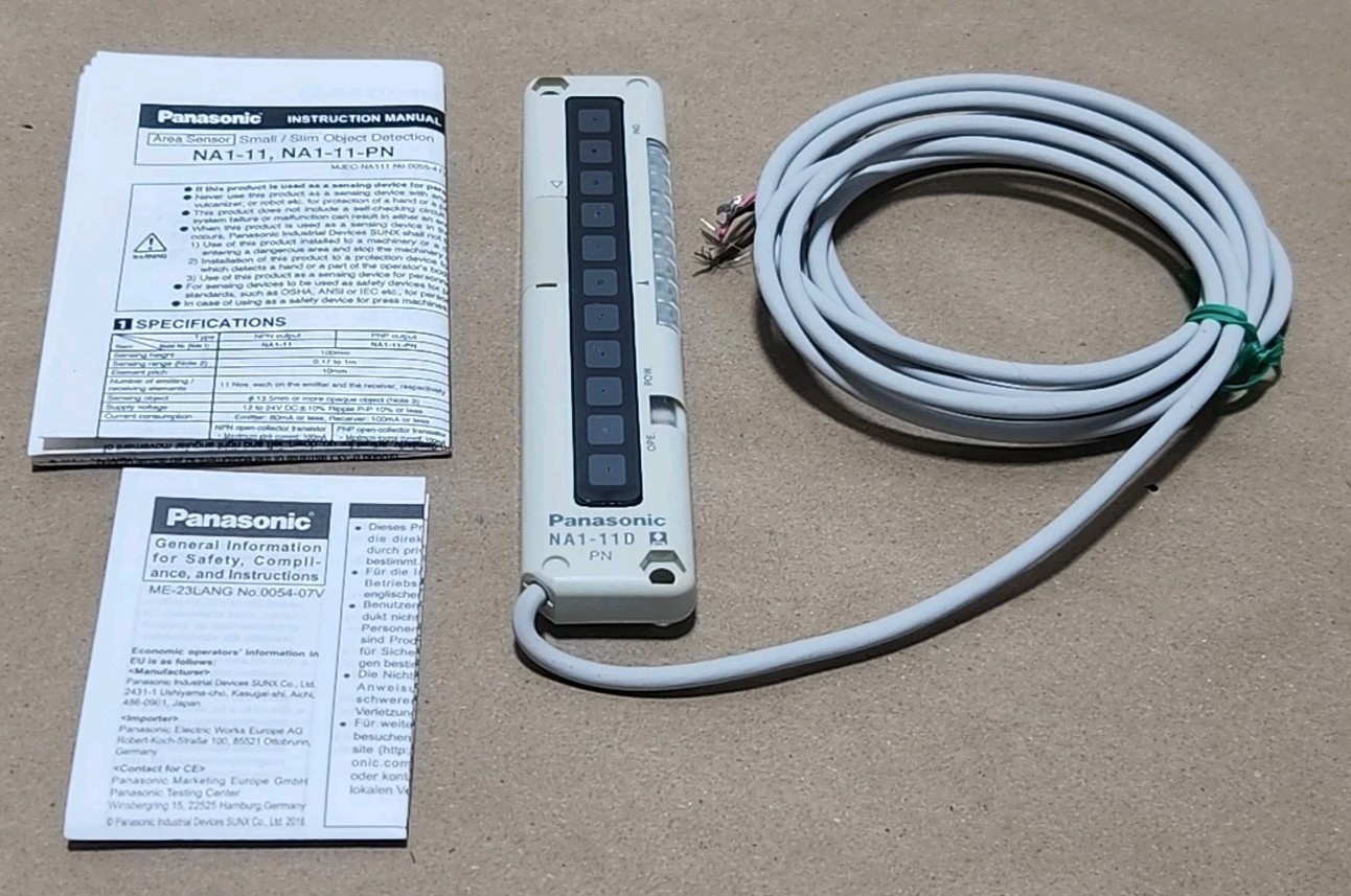 *NEW SURPLUS* Panasonic NA1-11D SunX Slim/Small Area Sensor 12-24Vdc + Warranty!