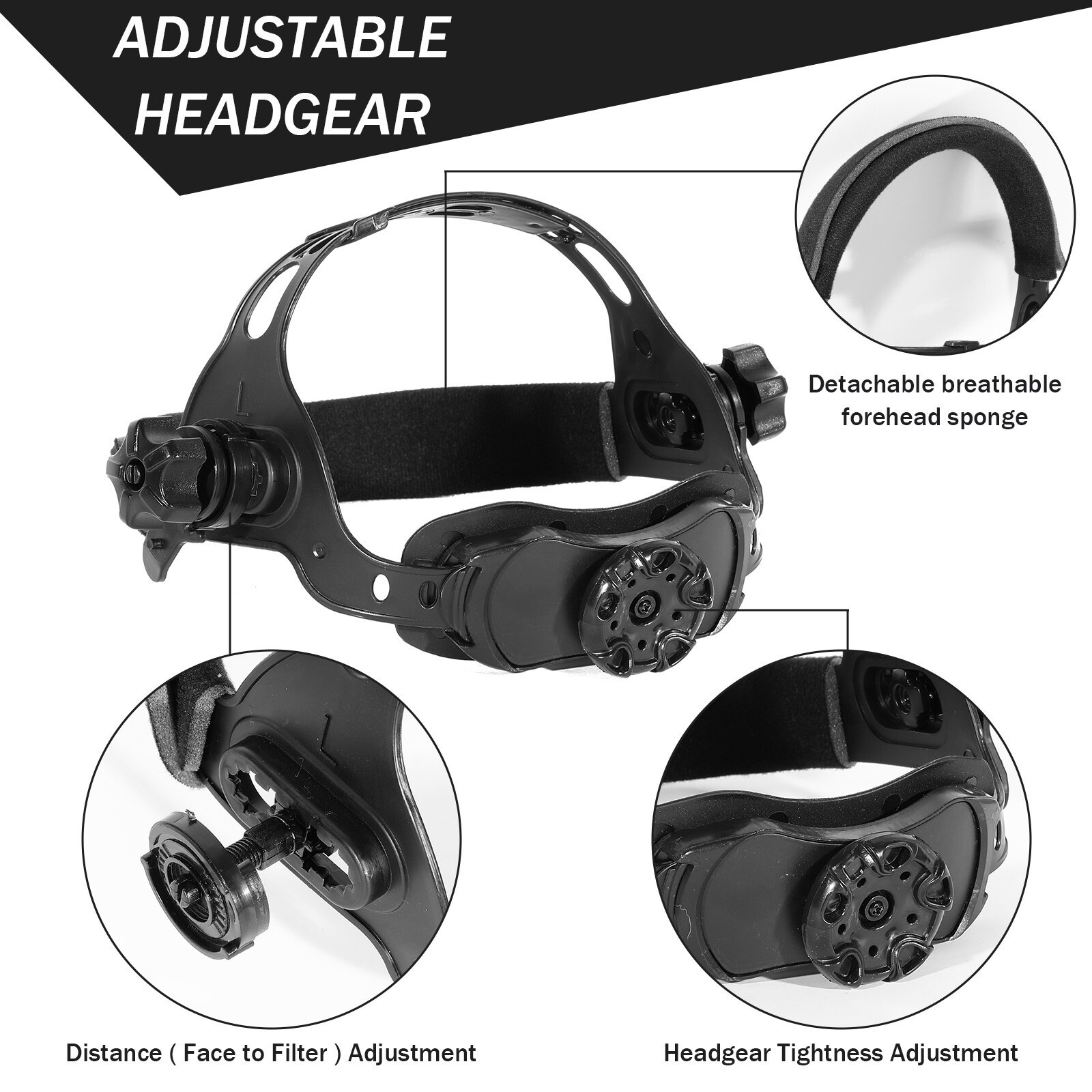 True Color Solar Auto Darkening Welding Helmet Arc Tig Mig Grinding Hood