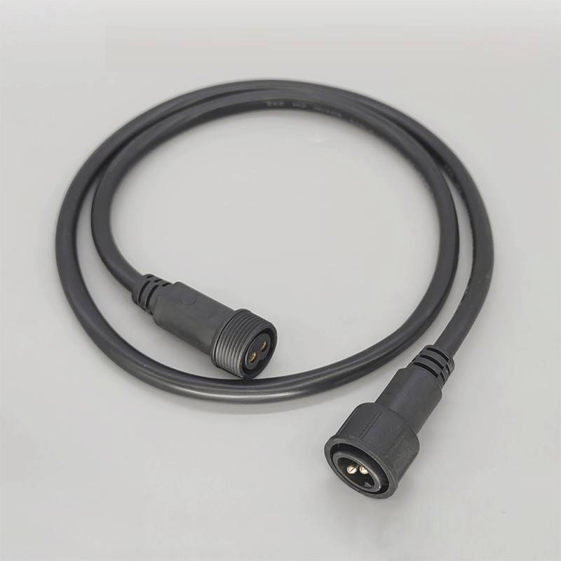 IP67 Waterproof Male Female Power Plug 2/3Pin Electrical Cable Connector Socket