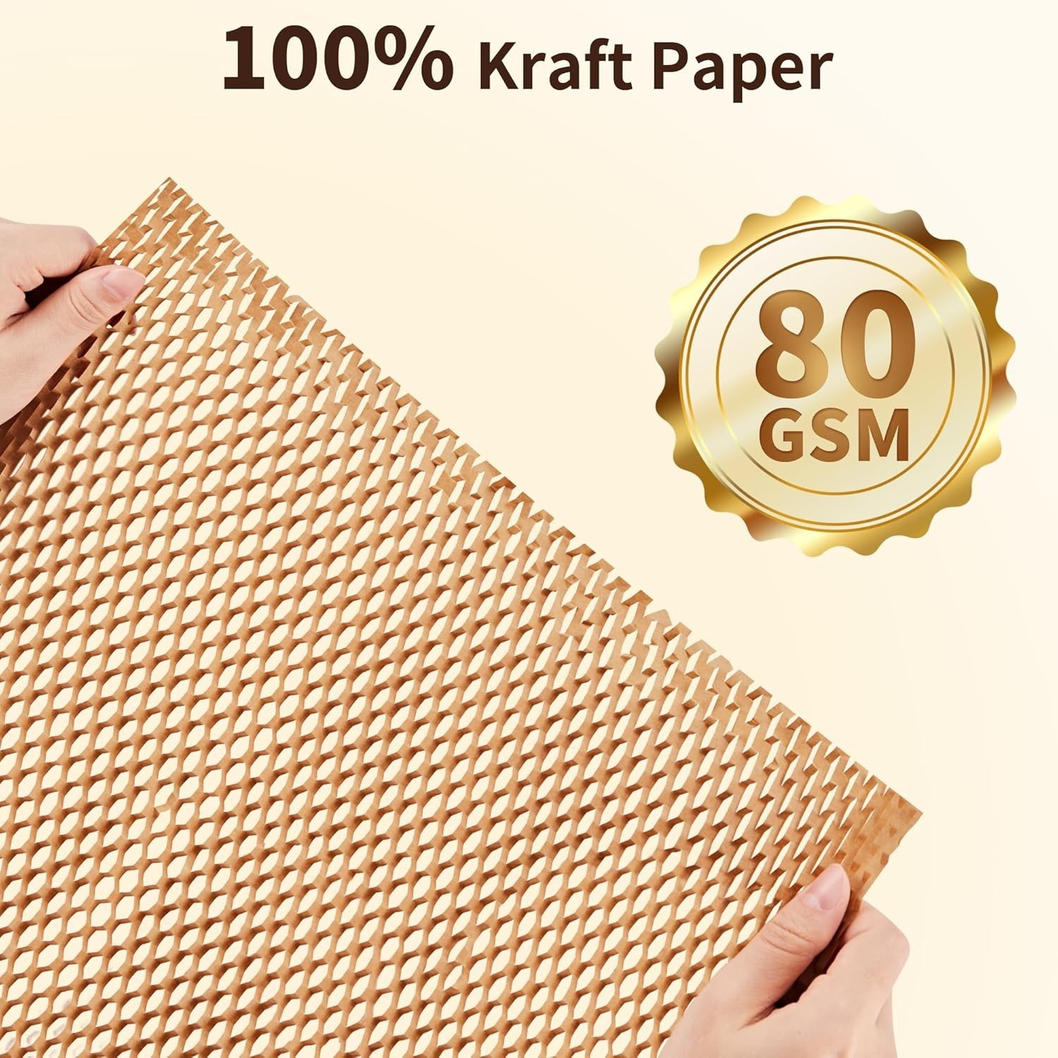 Honeycomb Packing Paper Bubble Wrap Roll 15x213ft Eco-Friendly Moving Supplies