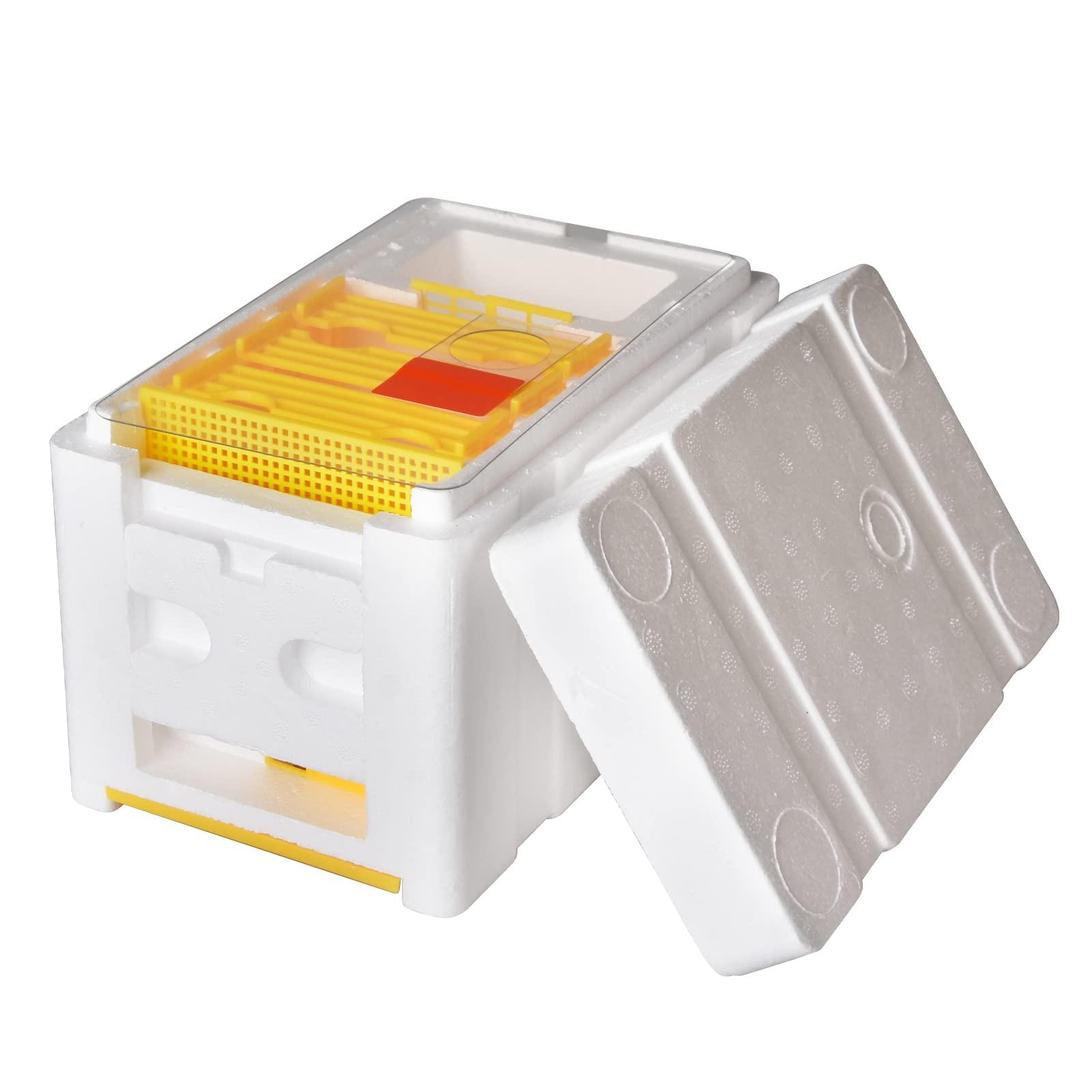 Mini Mating Nuc Box Queen Breeding Box Beekeeping Equipment Foam Queen Rearing H