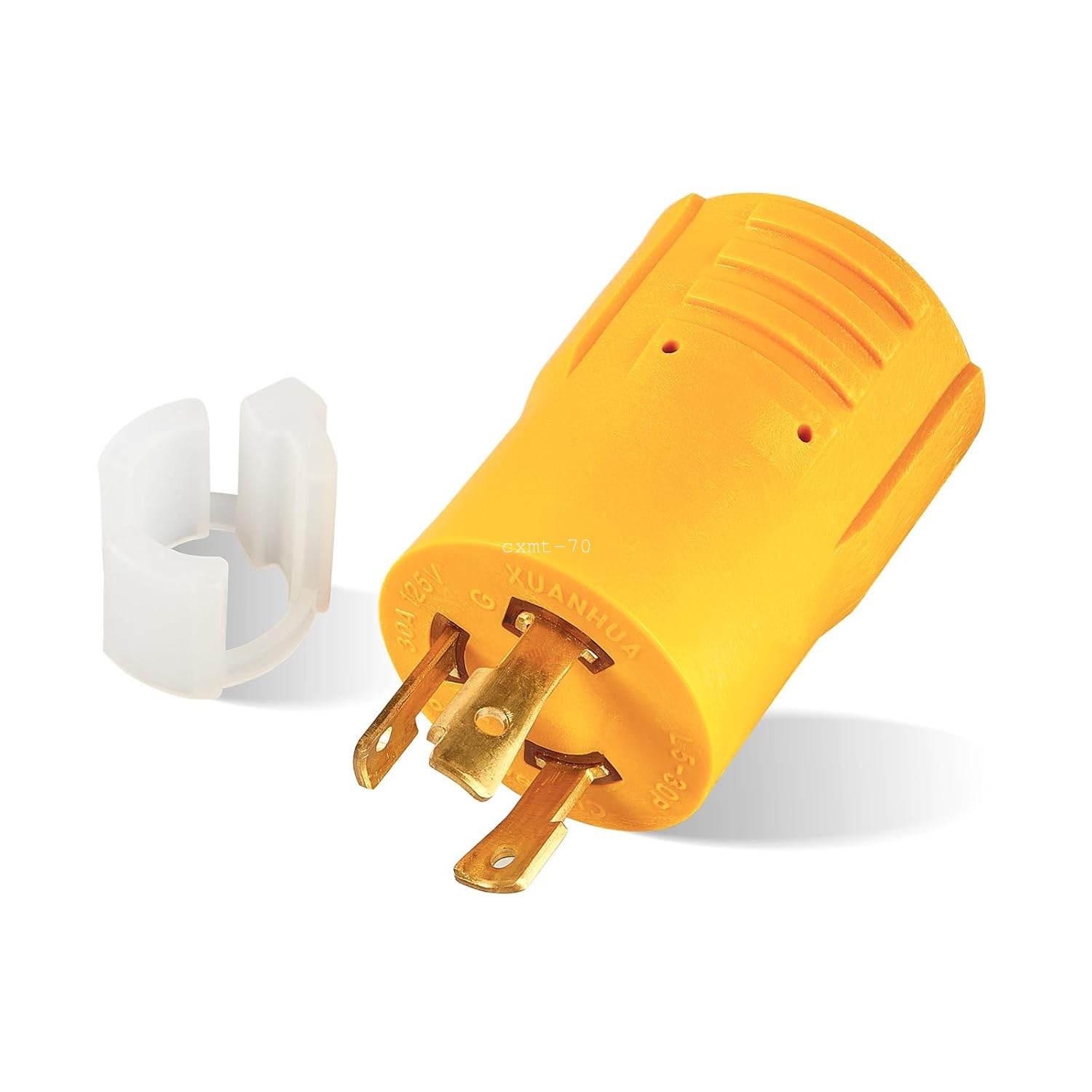 RV Power Adapter NEMA L5-30P to 5-15 5-20R Generator Camper Male to Female Plug