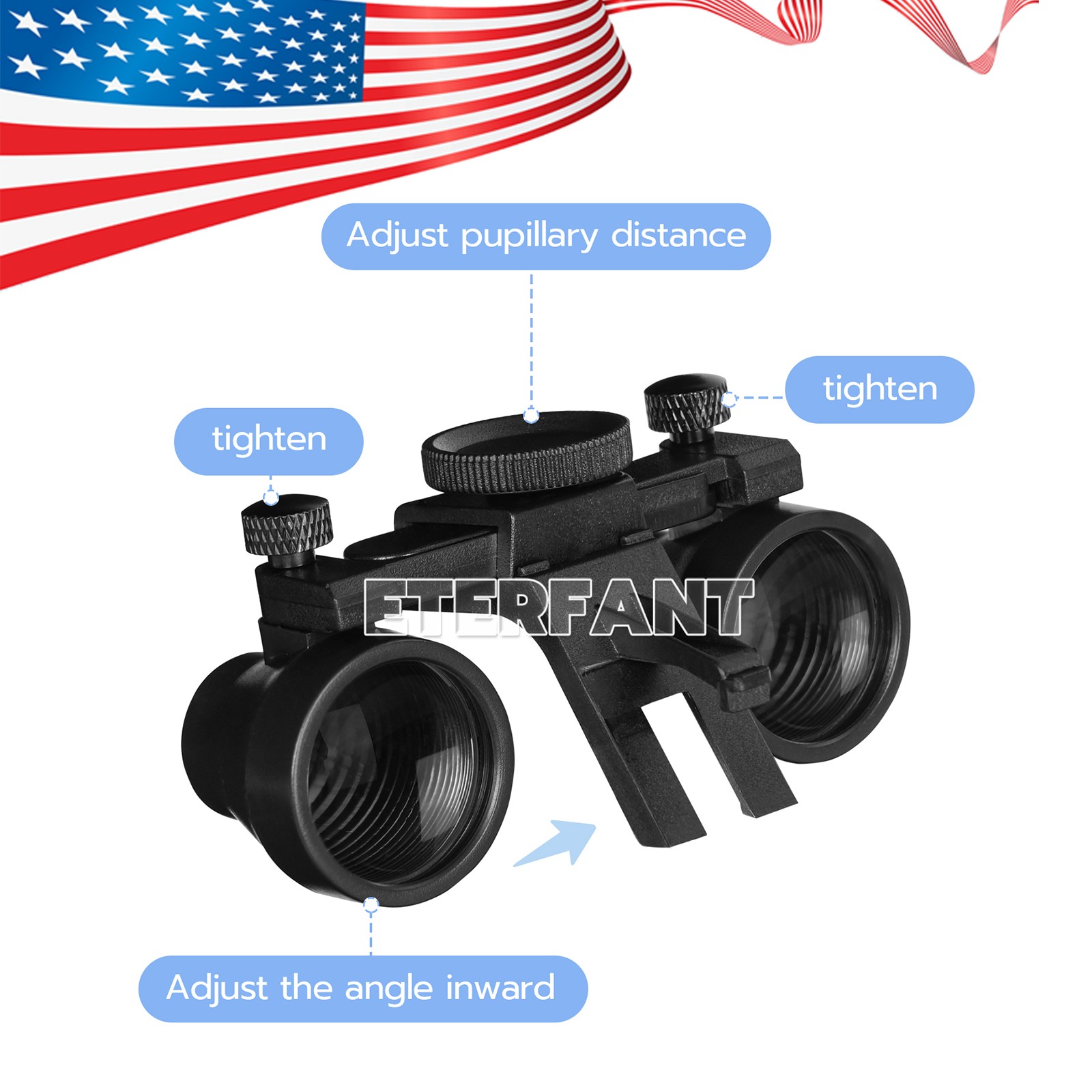 Dental Medical Headlight 10W LED Headlamp/3.5X Binocular Loupes 5W LED Light