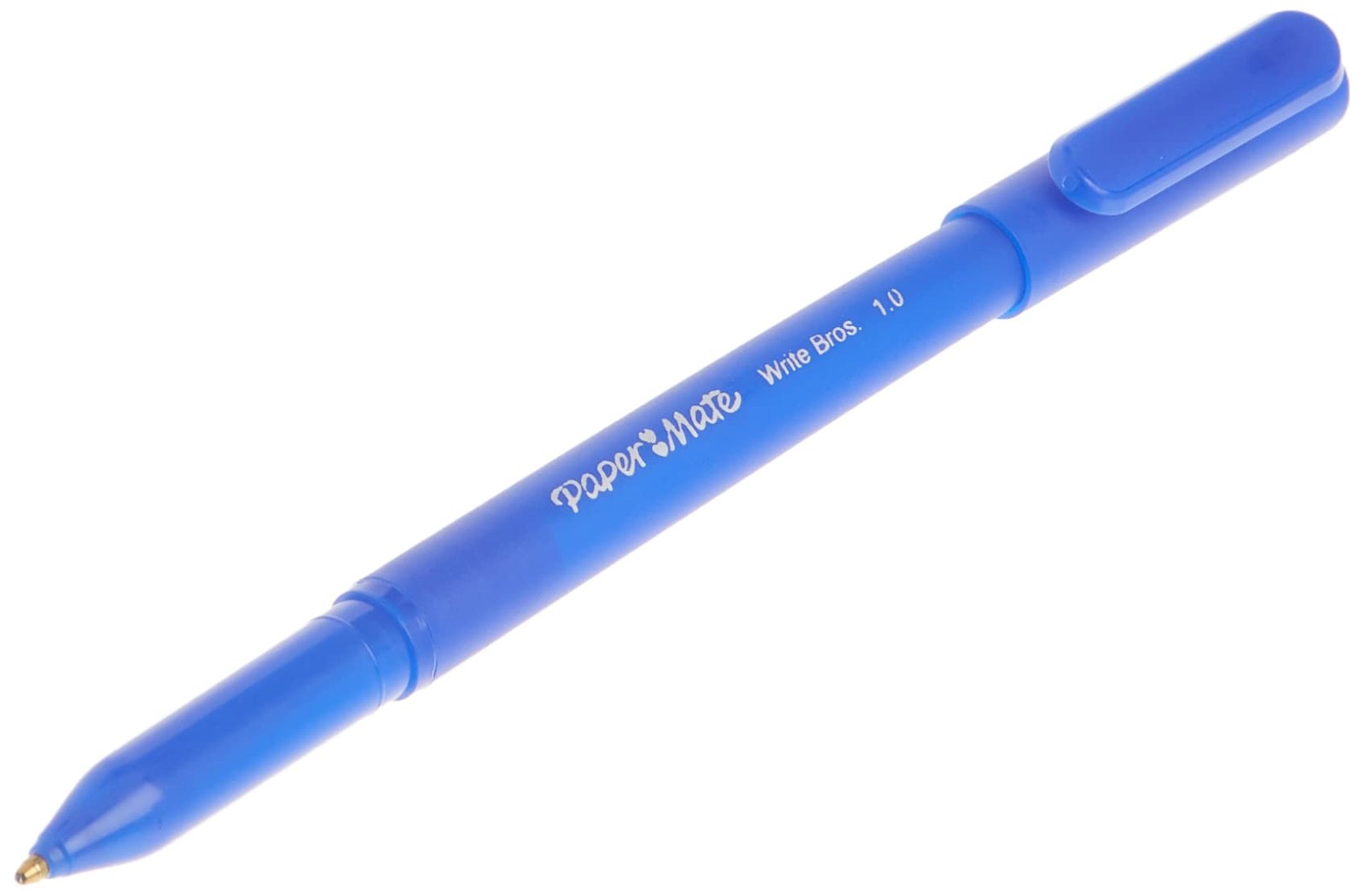 Paper Mate Write Bros Ballpoint Pens, Medium Point (1.0mm), Blue, 60 Count