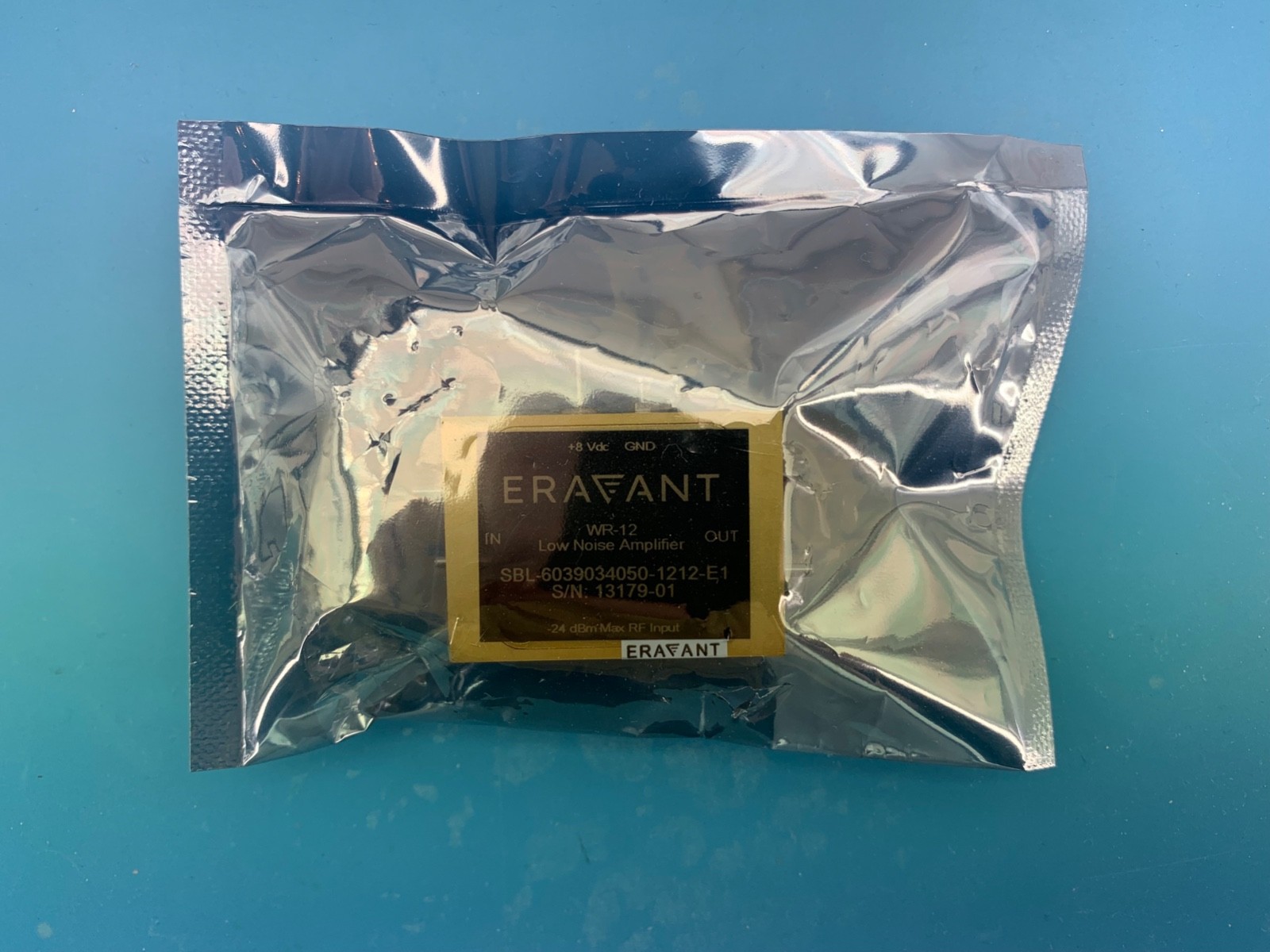 Eravant / Sage SBL-6039034050-1212-E1 E-Band Low Noise Amplifier 60 to 90 GHz