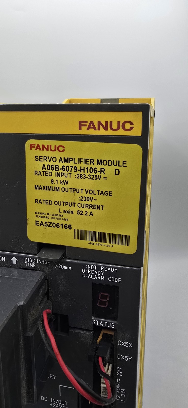 Used FANUC A06B-6079-H106-R SERVO AMPLIFIER ( A06B6079H106R ) – 2 Week Warranty