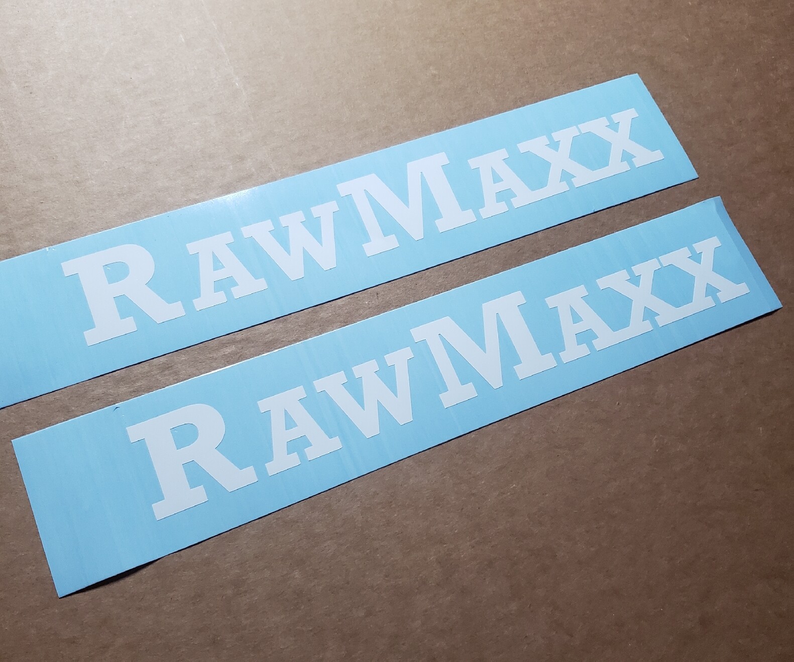 RAWMAXX Trailer Decals Stickers Gloss white black or red 18″-30″ FAST USA