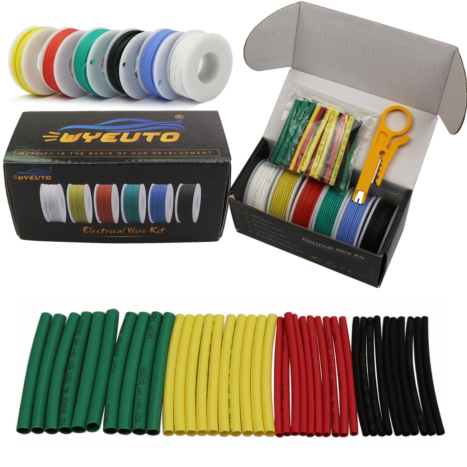 30 Meters/Box 18AWG (6 Colors Mix Set Kit) Soft Rubber Silicone Insulated Cable