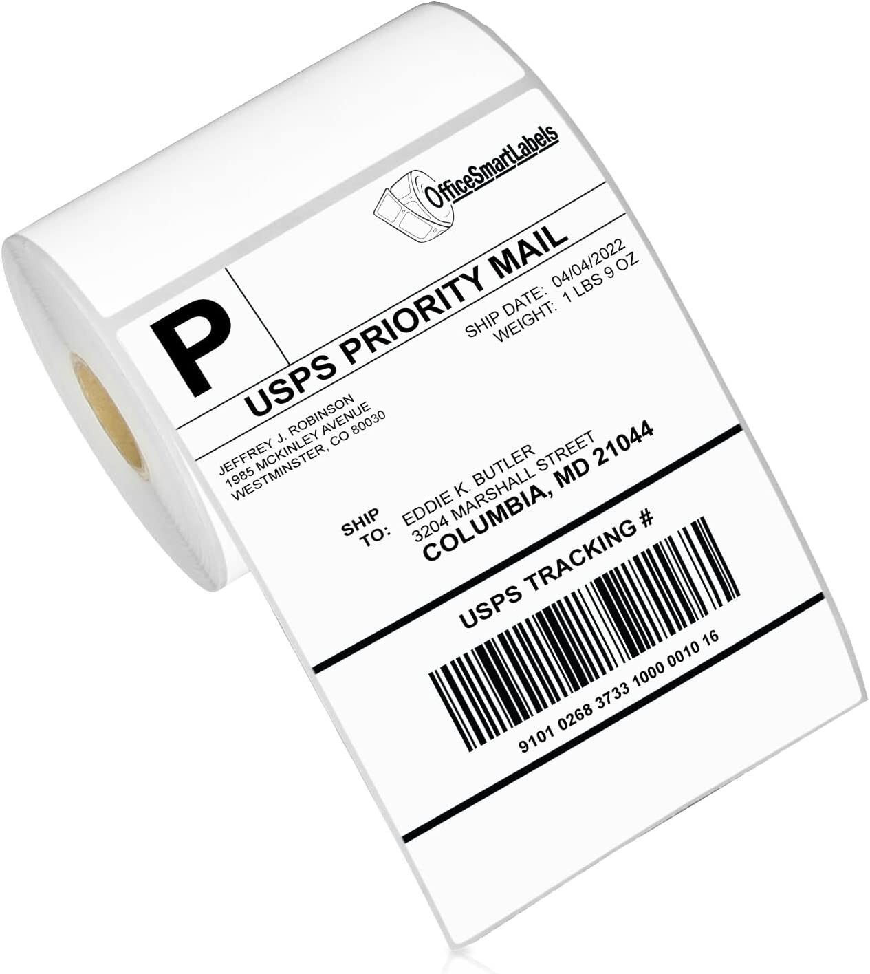2 Rolls 4×6 Thermal Shipping Mailing Label 250 LABELS PER ROLL Zebra Rollo Dymo