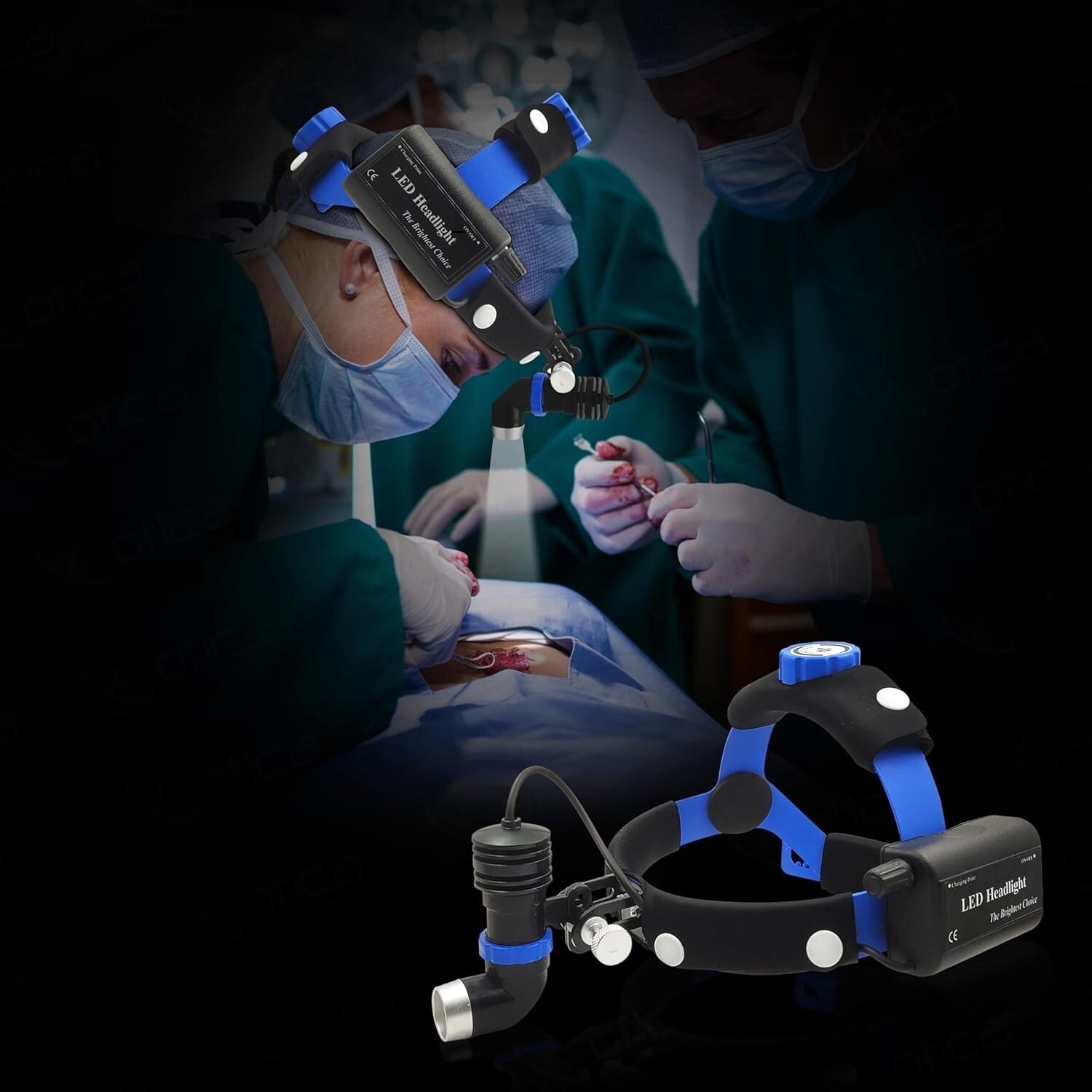 10 Watt ENT Surgical LED Headlight for Doctors Hospital and Multi Purpose