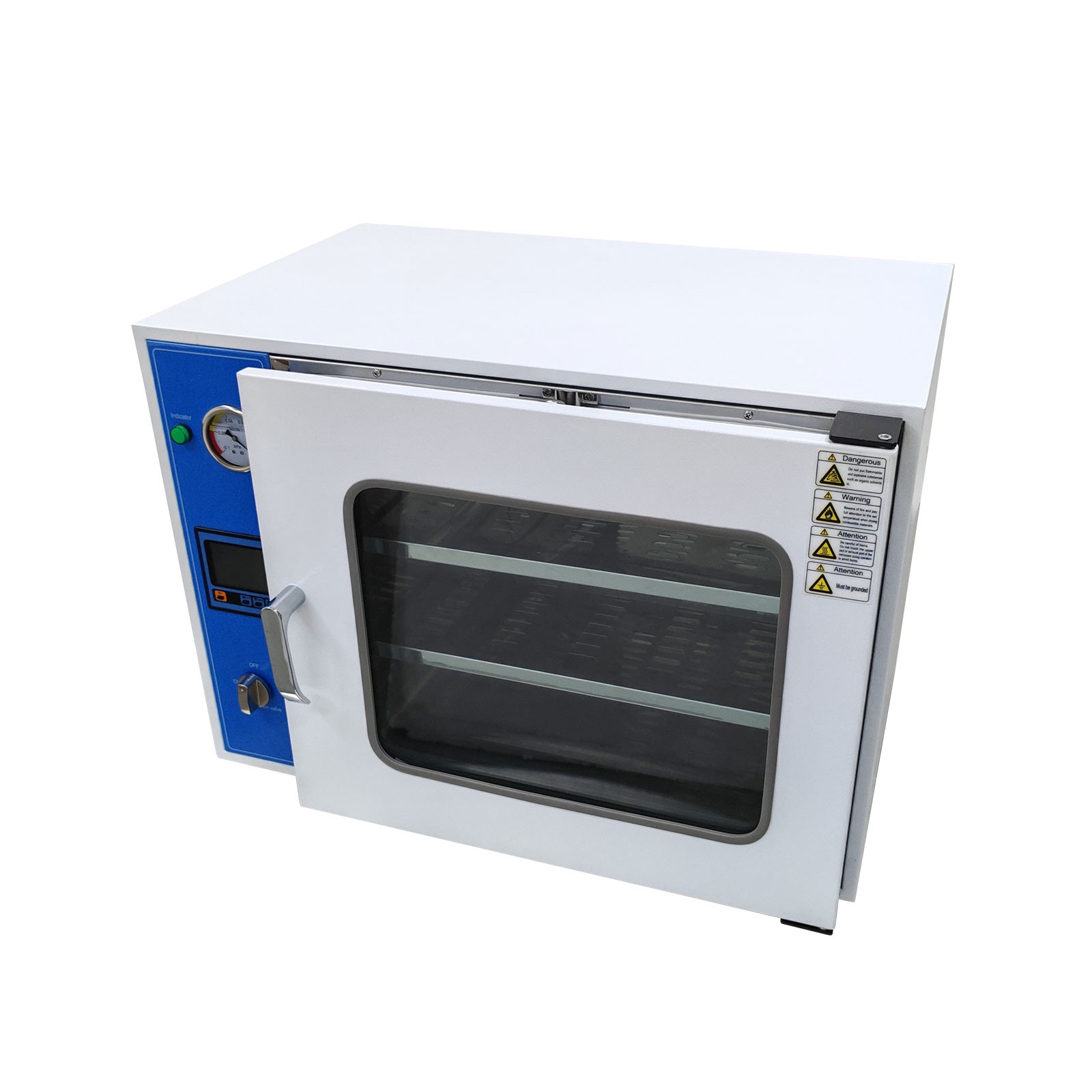 2-layer 1.9Cu ft Vacuum Drying Oven Intelligent Temperature Control for Lab 110V