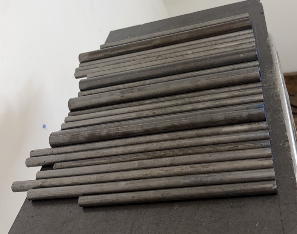 1144 Steel Round Bar Lot – Cold Drawn & Hot Rolled – 25 Pcs, 18.65 lbs