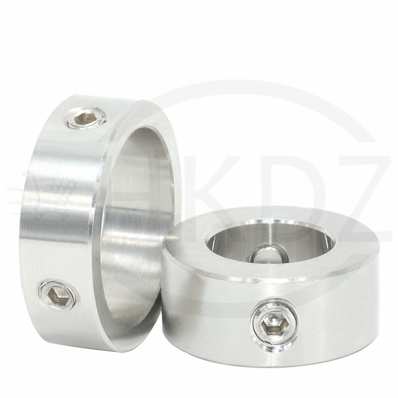 Stainless Steel Shaft Collar Solid Steel Metric Clamp Collars ID 5mm To 50mm